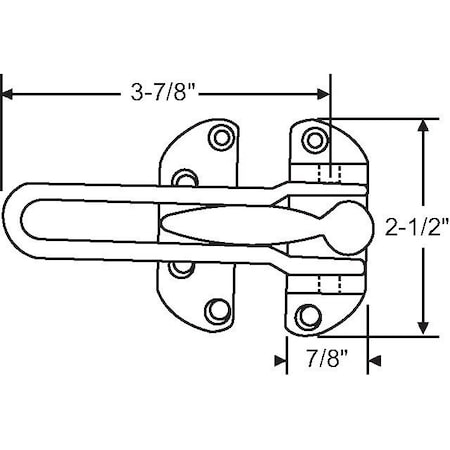Strybuc Door Guard Heavy Duty 16-225PB
